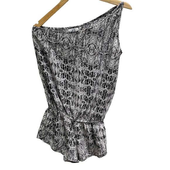 Mikoh Silk One Shoulder Romper Size 1 - Picture 1 of 9